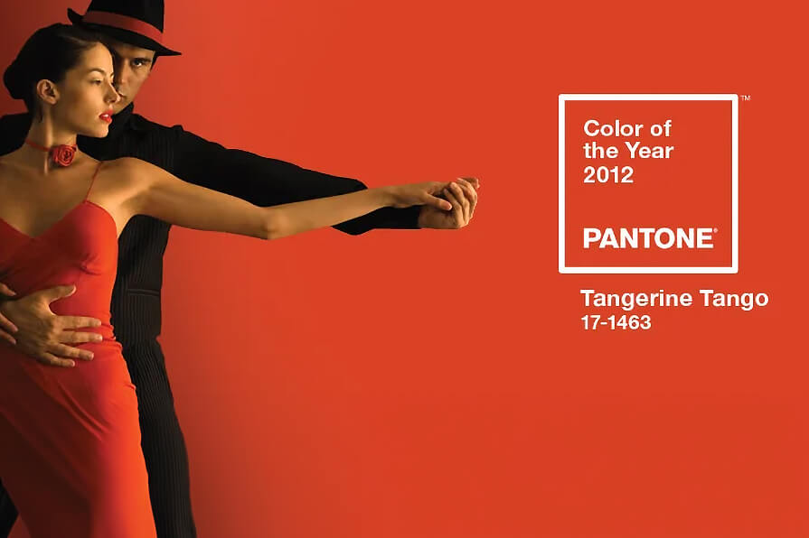 2012 Pantone Color of the Year Tangerine Tango.