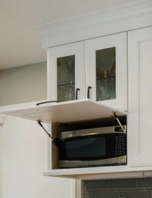 Dura Supreme Cabinetry, Stay-Lift Door Hinging