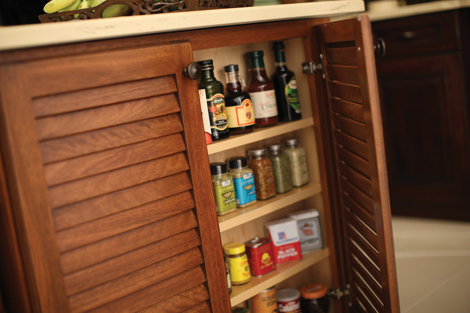 Island Open Spice Rack or Doors