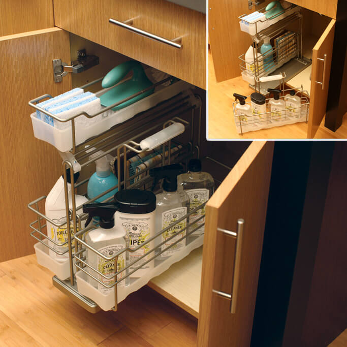 Sink Base Pull-Out Caddy