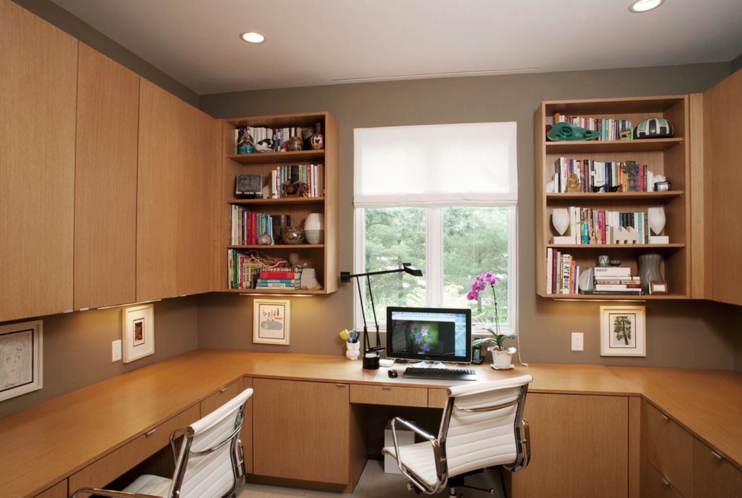 Zen Inspired Modern Home Office Dura Supreme Cabinetry   DOMI01 Home Office 1.JPG