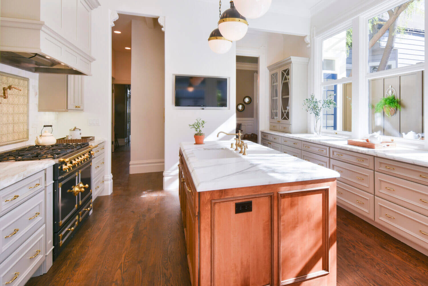 A historic home was remodeled with new cabinets from Dura Supreme Cabinetry.