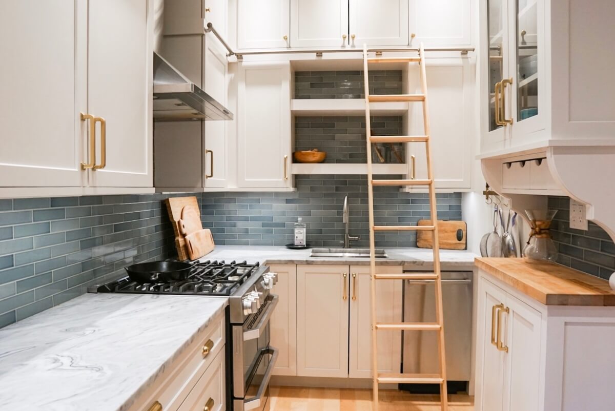 This Chicago couple loved their home within the historic neighborhood of Hyde Park, but they had outgrown their small and outdated kitchen. It was time to Remodel. After photo of historic kitchen renovation.