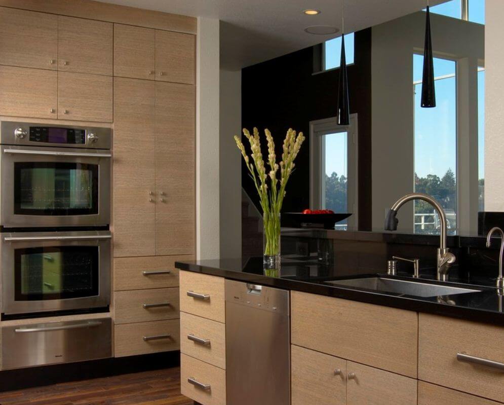 Trend Study Horizontal Grain Cabinets Make Kitchen Designs Modern