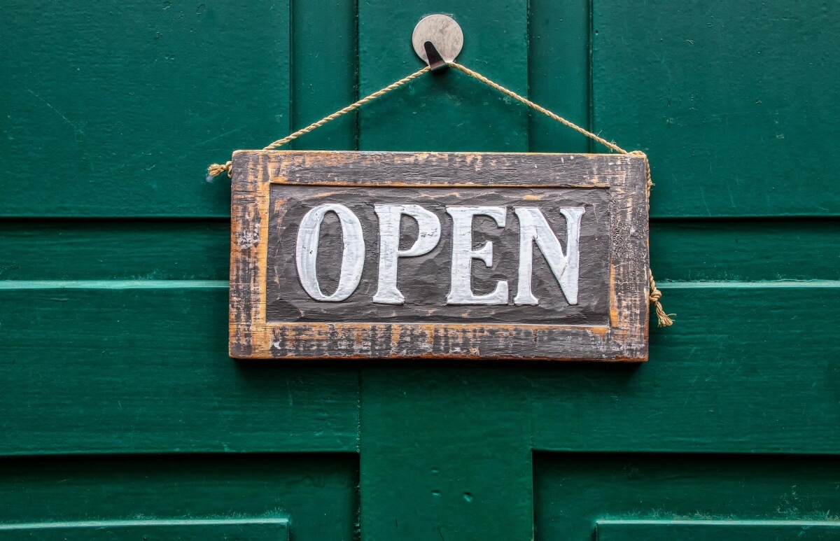 Let clients know that you are OPEN for business