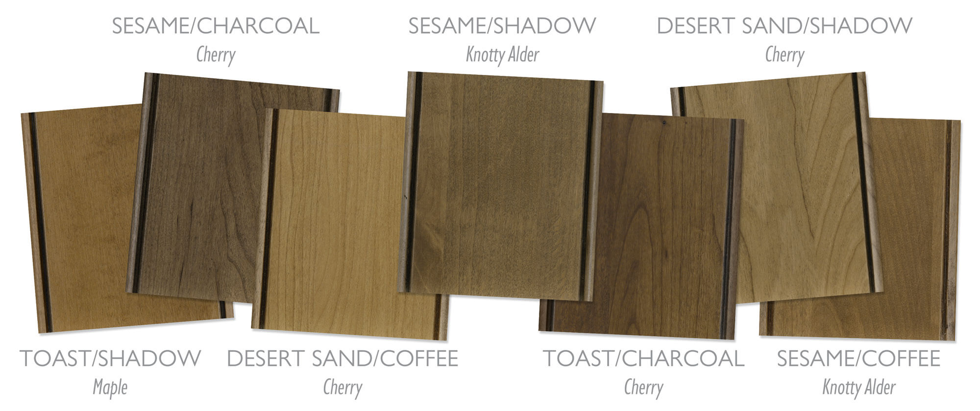 New trending true-brown stain and glaze finishes for kitchen and bath cabinets by Dura Supreme.